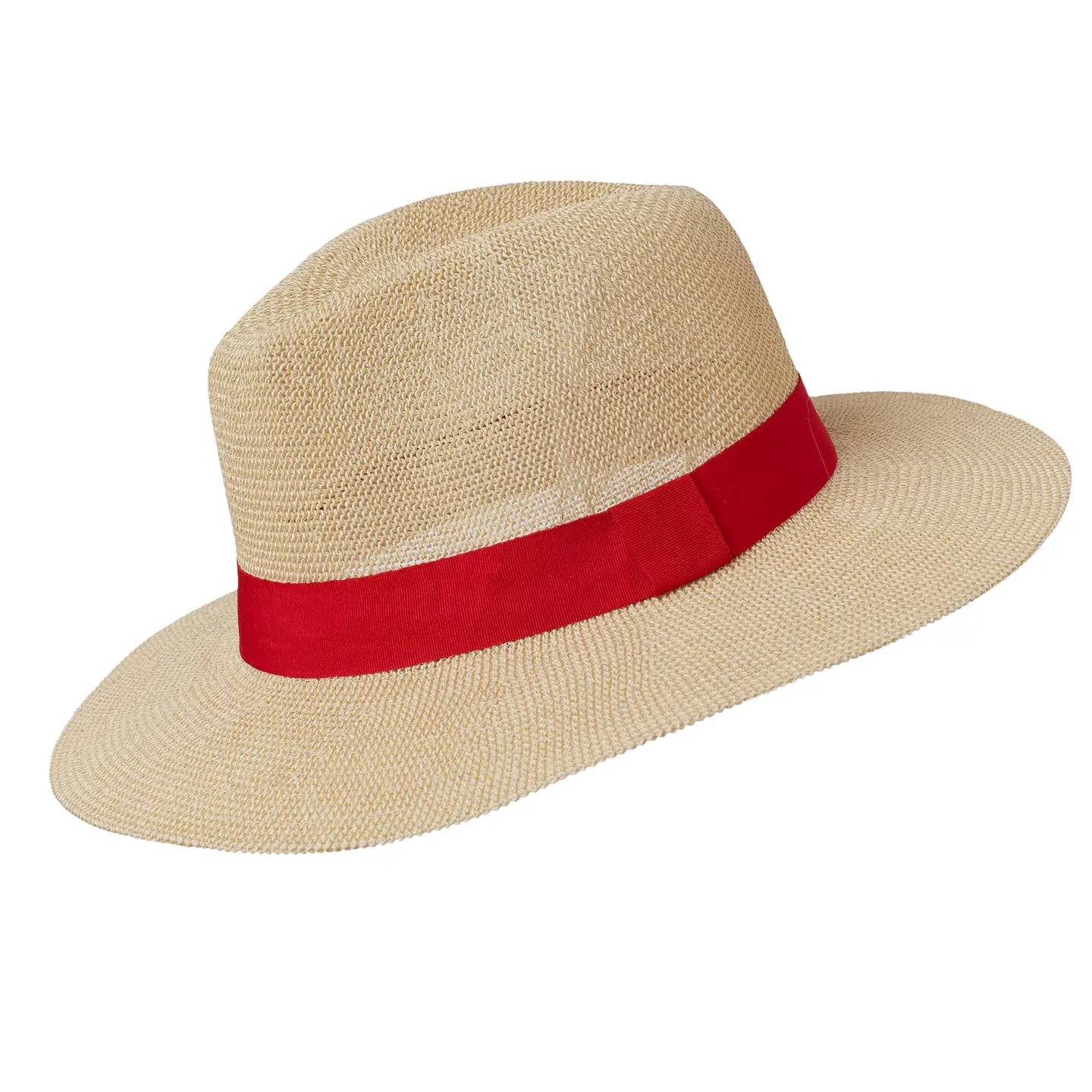 Red Band Panama Hat