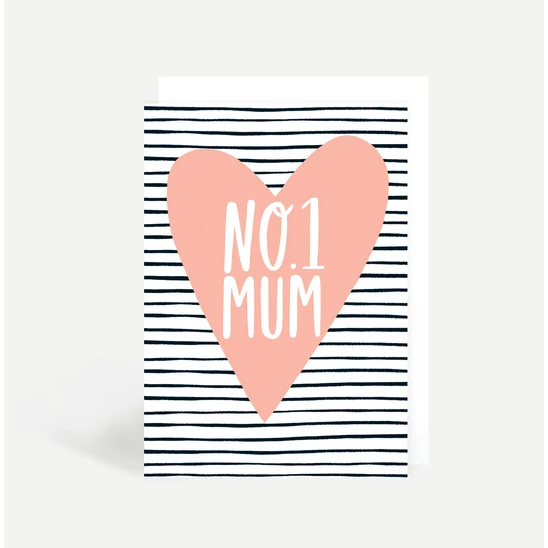 No 1 Mum Greetings Card