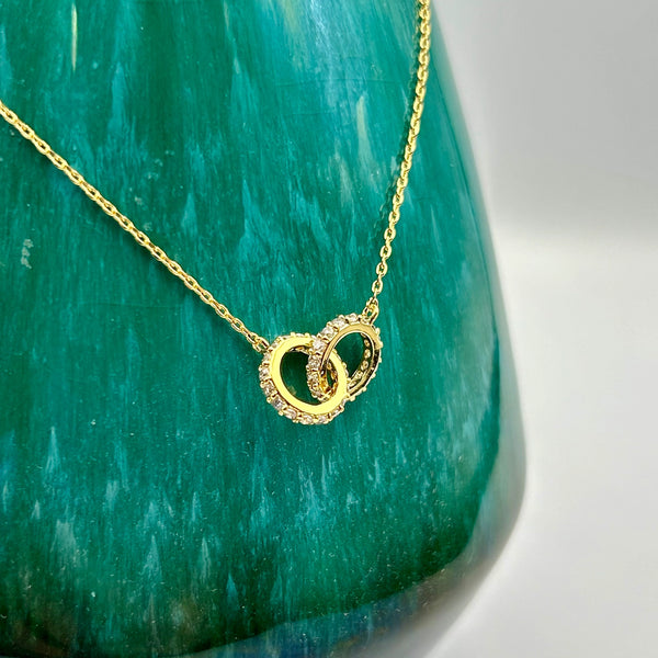 Sparkle Ring Pendant Necklace