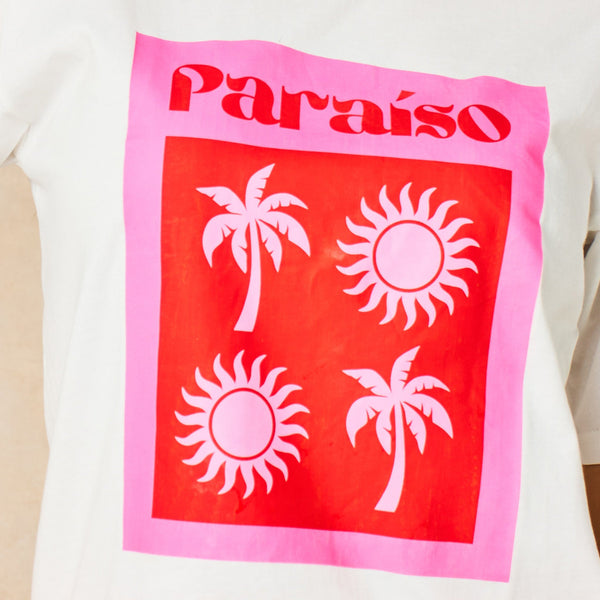Paraiso Short Sleeve Cotton T-Shirt