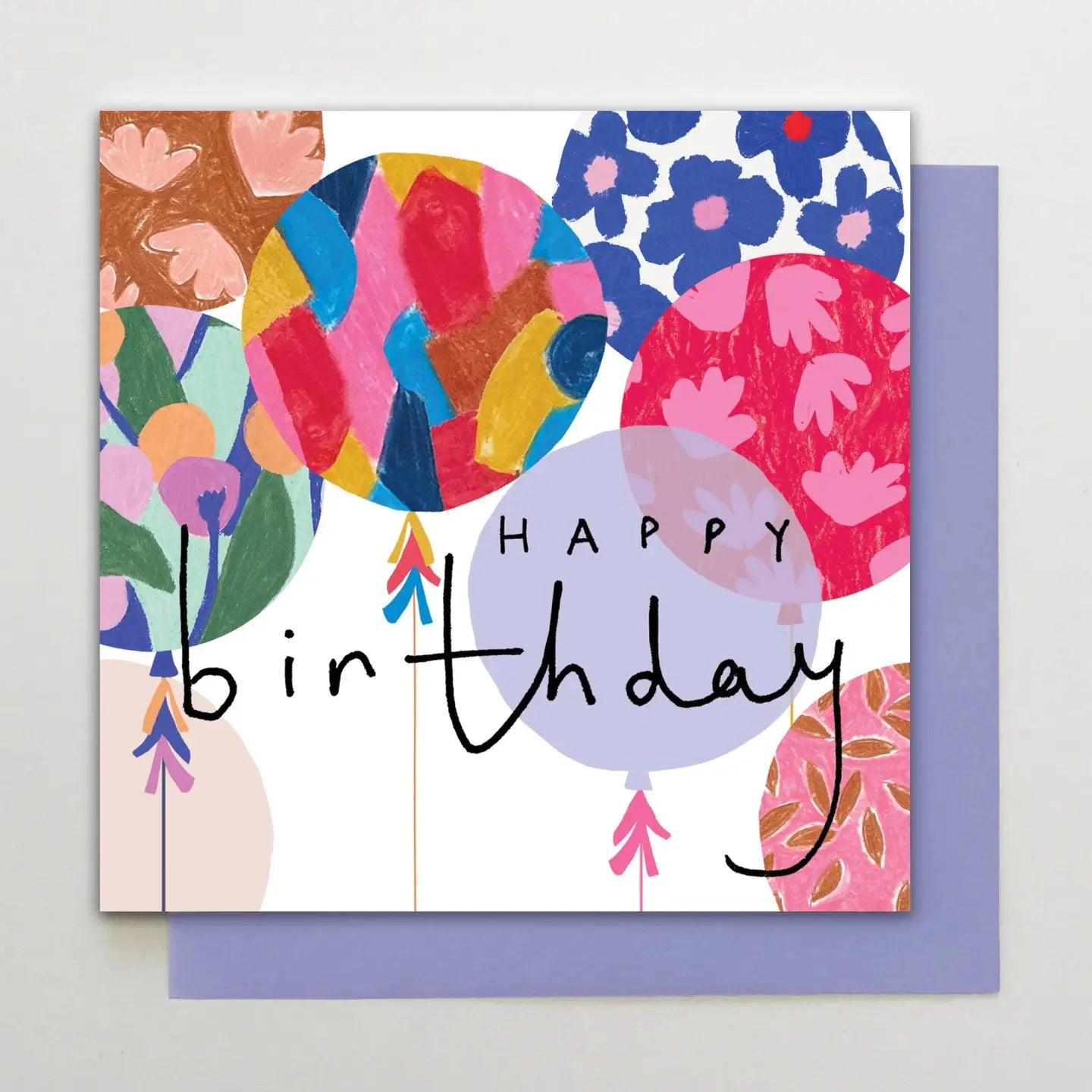 Happy Birthday Balloons Greeting Card