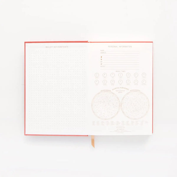 Suedette Journal - Terracotta - Radiant Rays