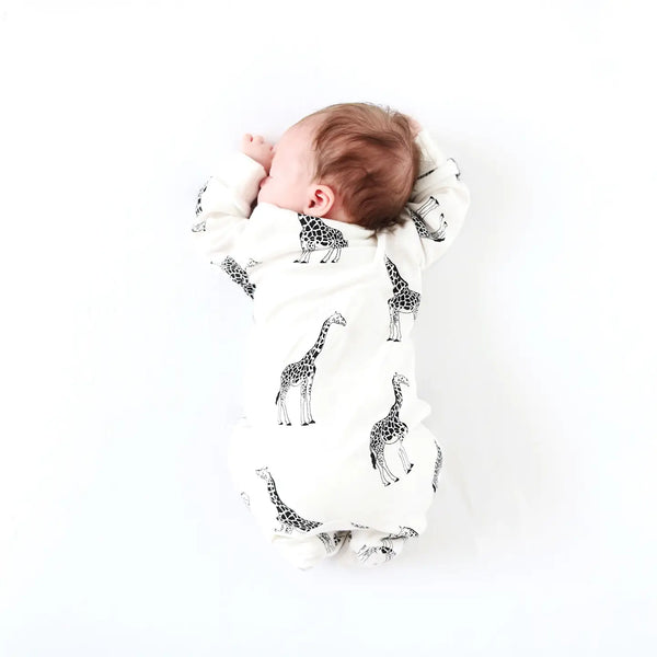Giraffe Cotton Sleepsuit 6-12 Months