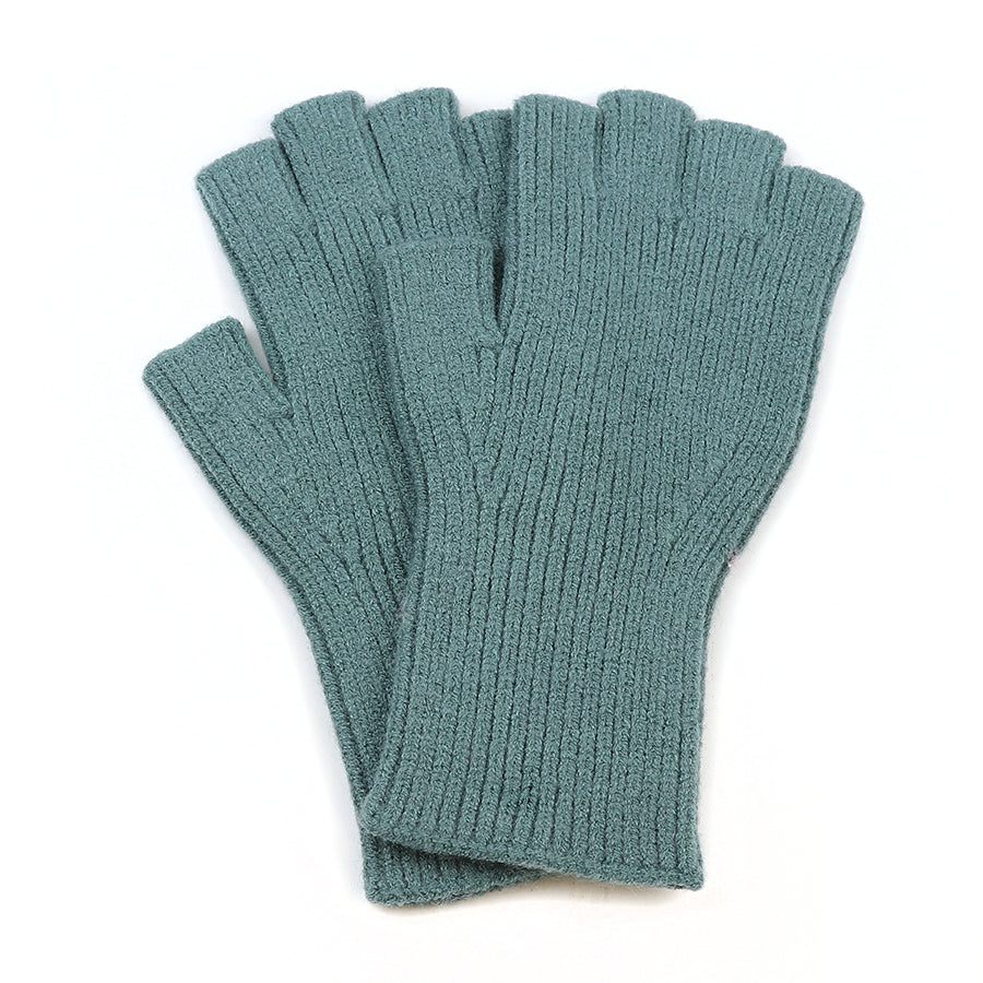 Seafoam Green Fingerless Gloves