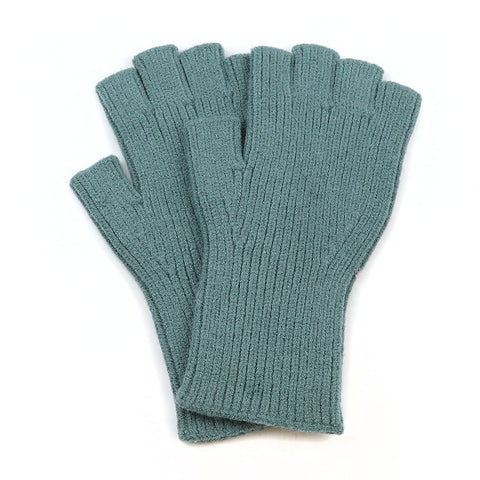 Seafoam Green Fingerless Gloves