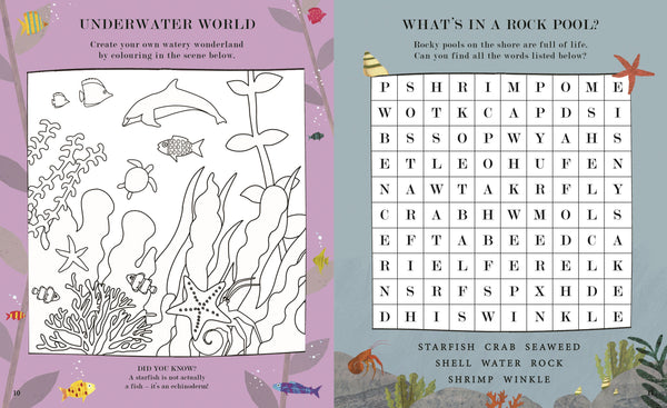 Sea: A World Beneath the Waves Activity Book