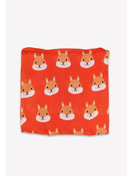 Squirrel Print Muslins - 2 Pack