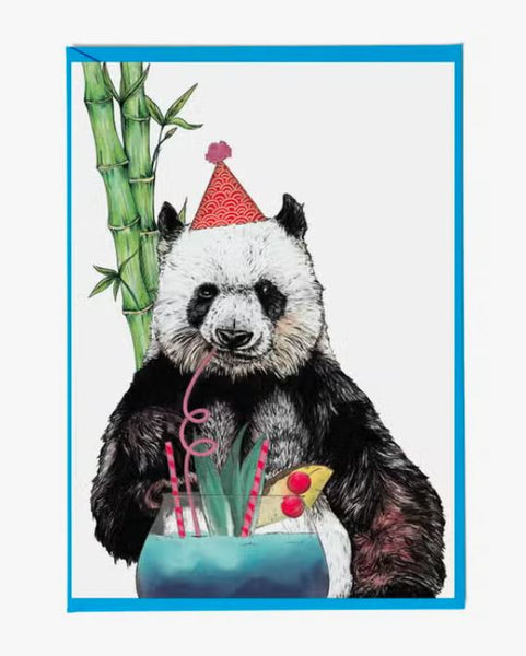 Party Panda Greeting Card