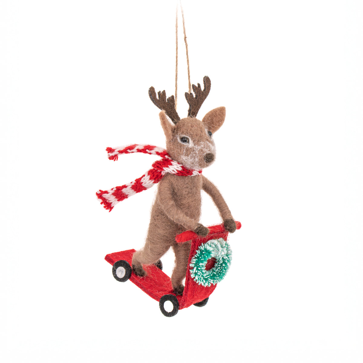 Reindeer on a Scooter Decoration