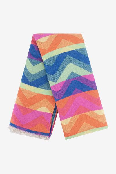 Multi Colour Zig-Zag Heavyweight Scarf