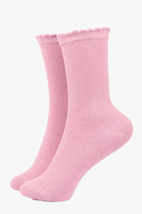 Glitter Socks - Pink