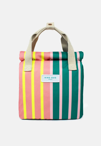 Bicolour Stripe Lunch Bag