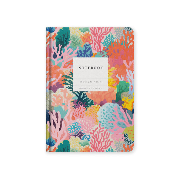 A5 Coral Hardback Notebook
