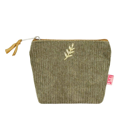 Sage Corduroy Mini Purse