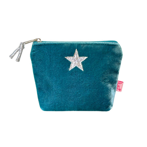 Teal Star Mini Purse