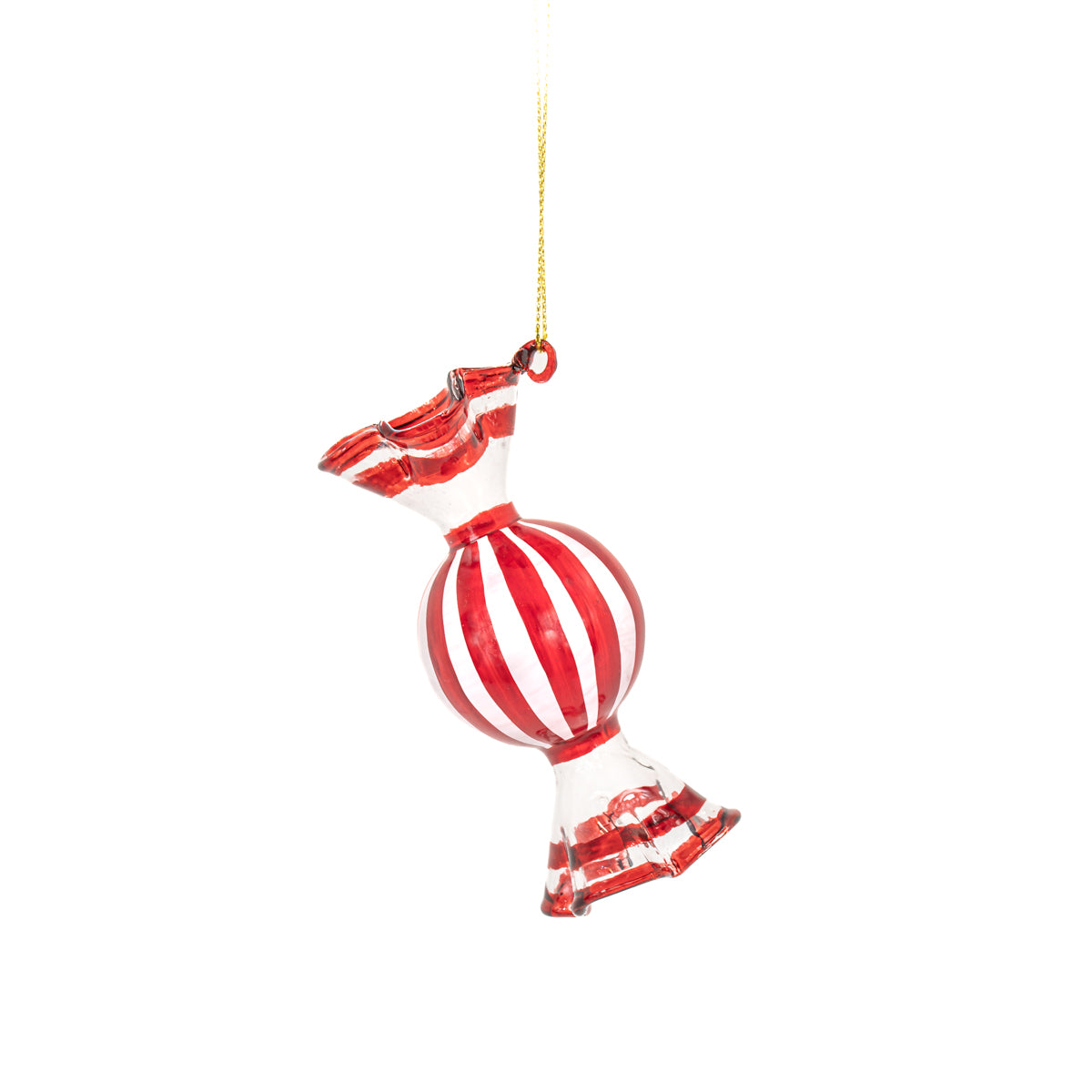 Candy Stripe Sweet Shaped Bauble