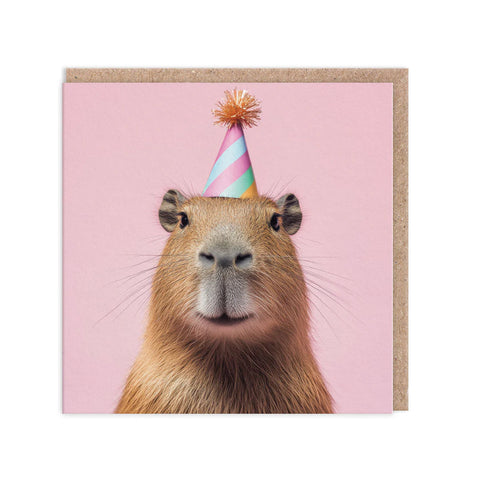 Capybara Greeting Card
