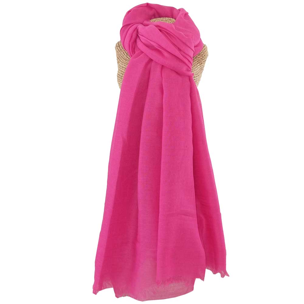 Bright Pink Scarf