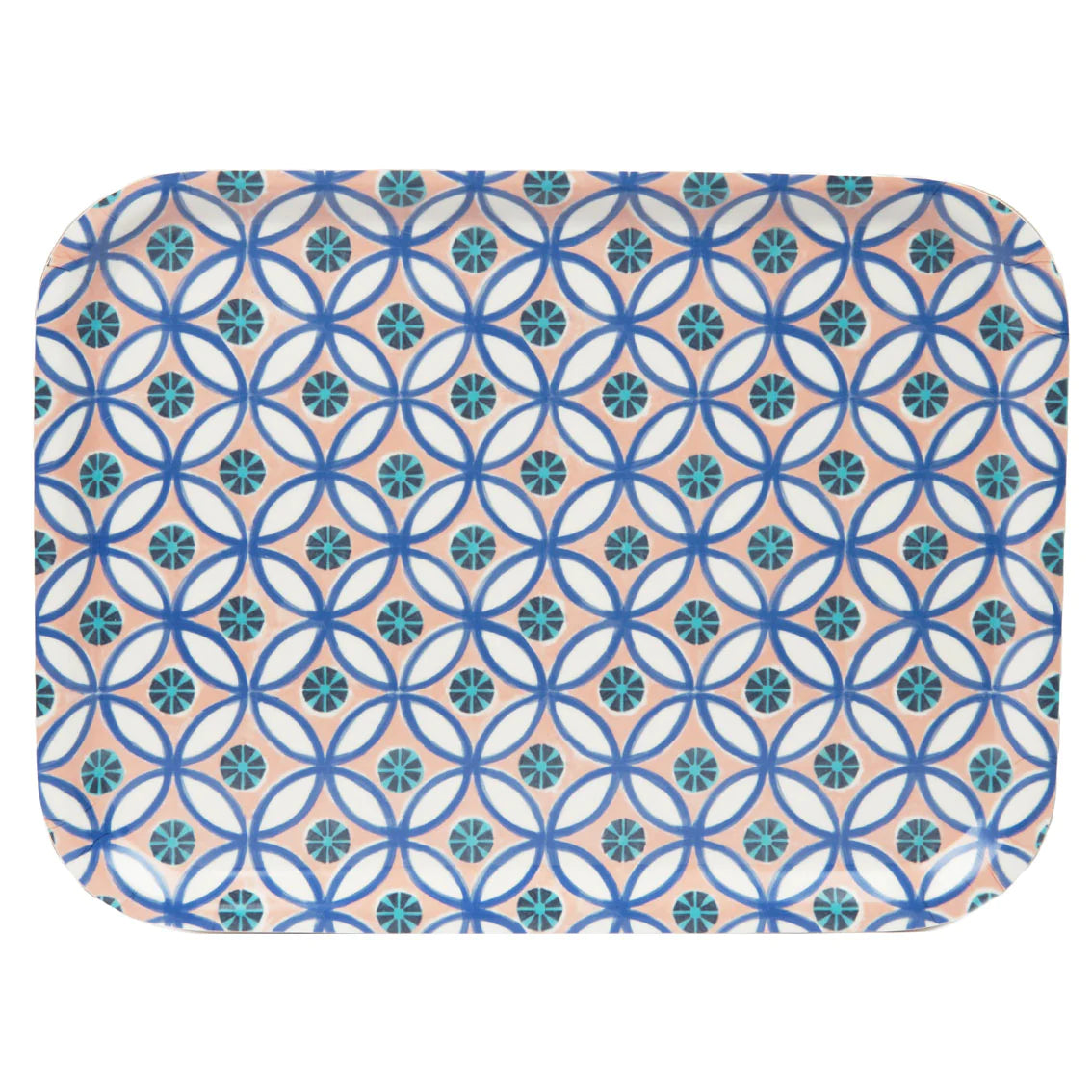 TWO LEFT! NOW £13.20 - WERE £22 - Moroccan Pink Wooden Tray