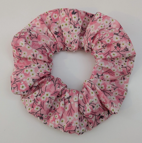 Liberty of London Fabric Hair Scrunchie - Mitsi Valeria Pink