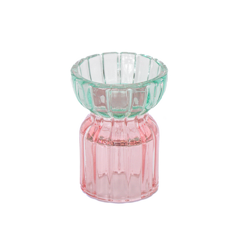 Green & Pink Tealight Holder