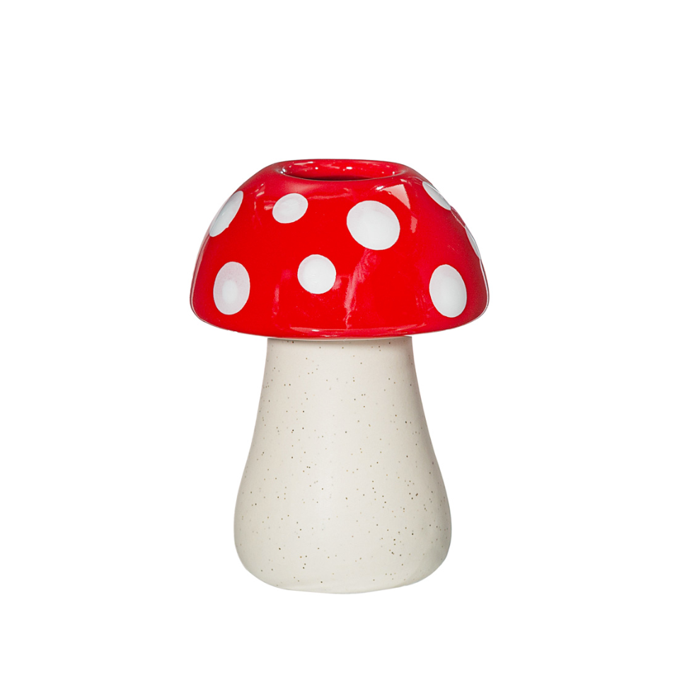 Mushroom Bud Vase