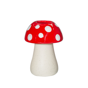 Mushroom Bud Vase