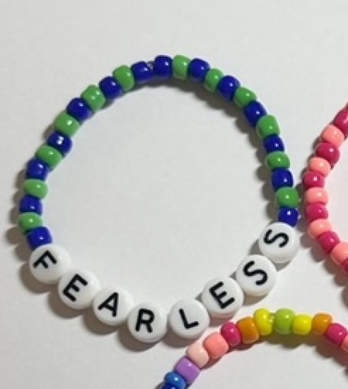 Children's Size Beaded Bracelets - Dream, Loved & Fearless