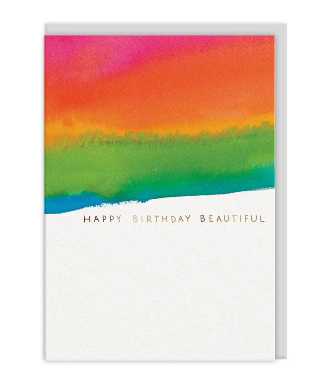 Happy Birthday Beautiful Greeting Card