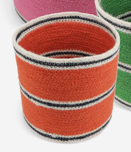 Round Jute Storage Baskets