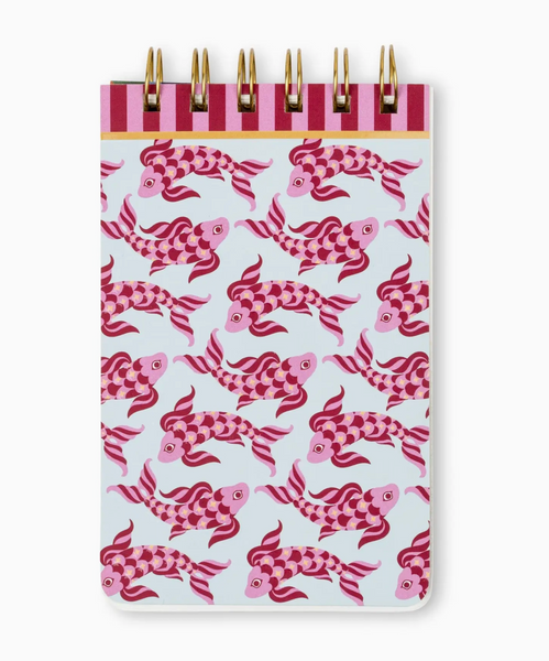Koi Fish Twin Wire Notepad