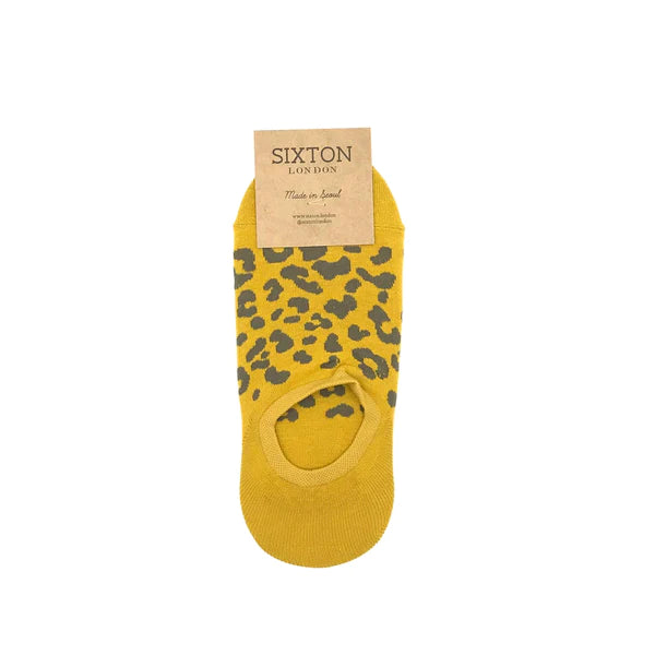 Leopard Trainer Socks