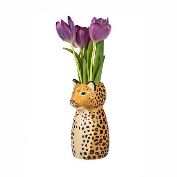 Leopard Vase