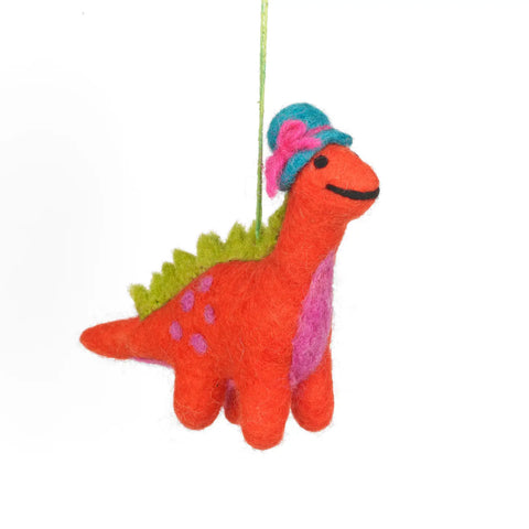 Felt Dinosaur Hanging Decoration