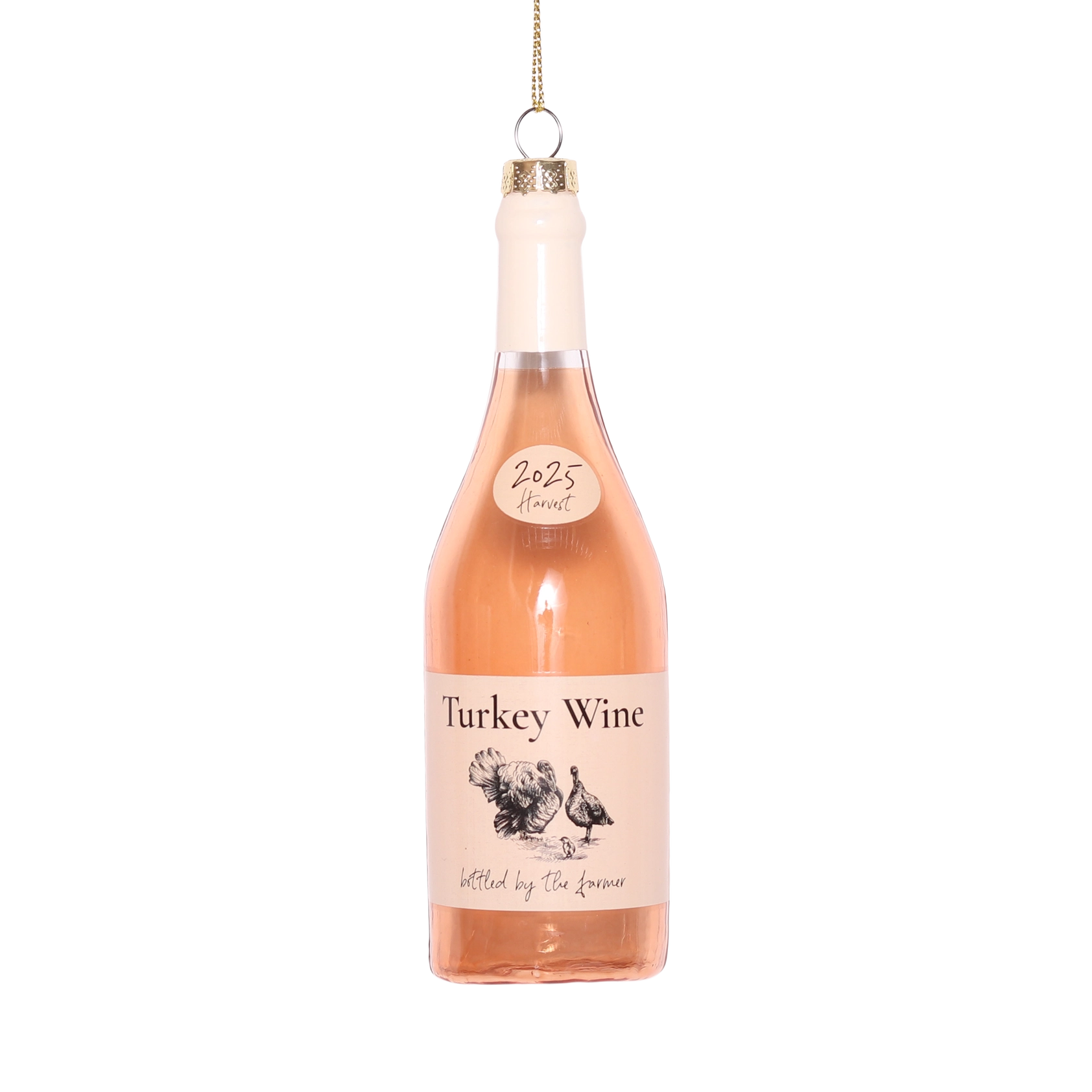 Turkey Wine Glass Decoration