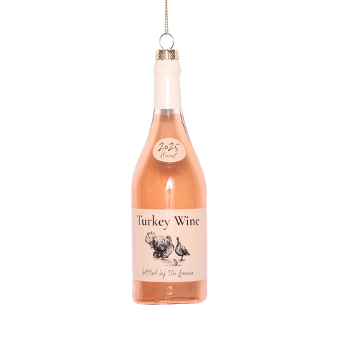 Turkey Wine Glass Decoration