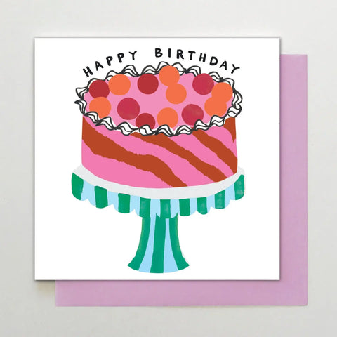 Big Birthday Cake Greetings Card