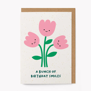A Bunch of Smiles Birthday Card