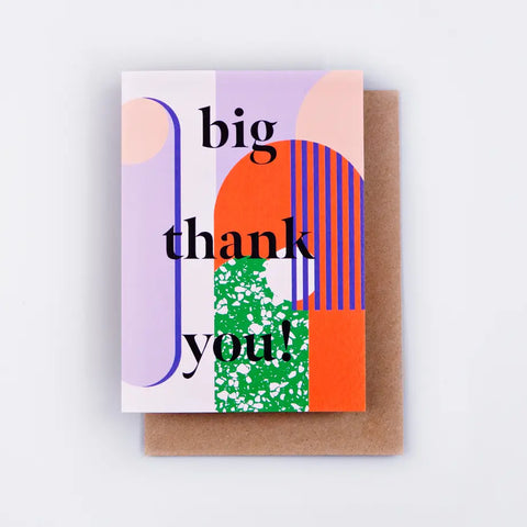 Vertigo Big Thank You Card