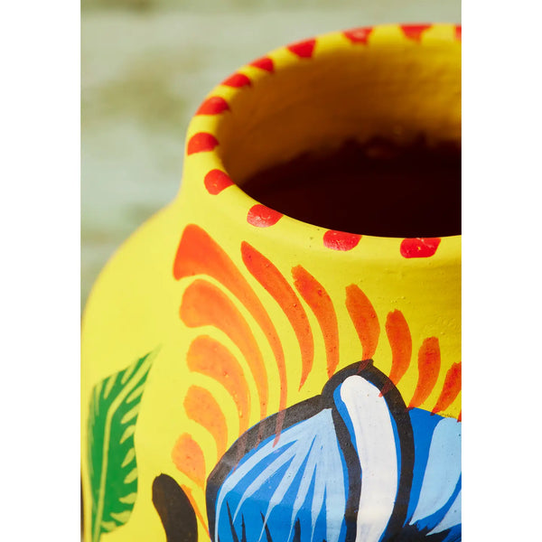 Small Handpainted Boyam Vase