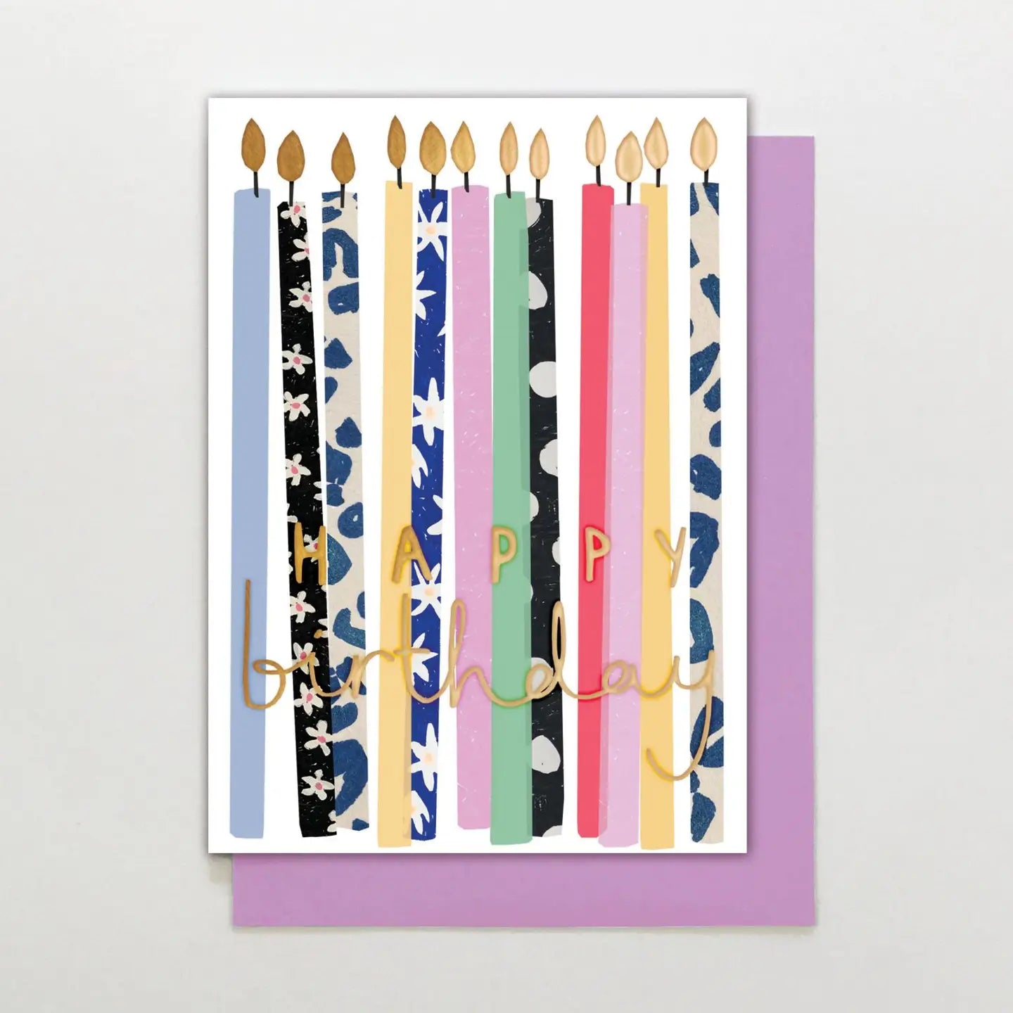 Birthday Candles Greetings Card