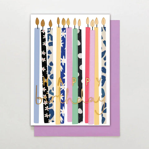 Birthday Candles Greetings Card