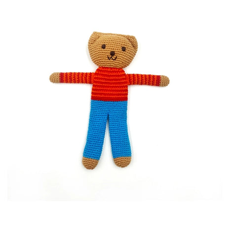 Baby Toy Teddy Bright Blue Trousers