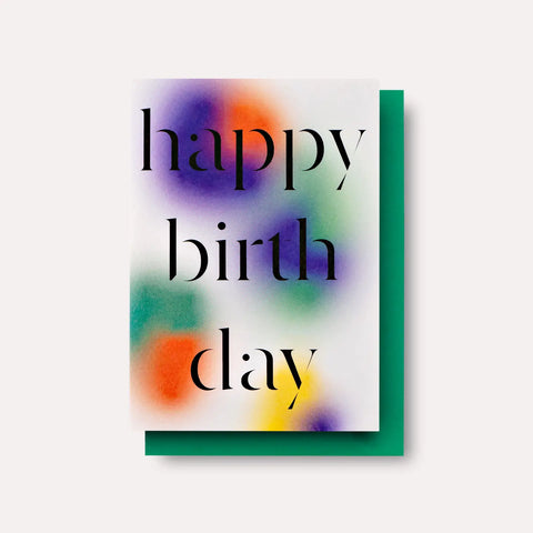 Gradient Birthday Card