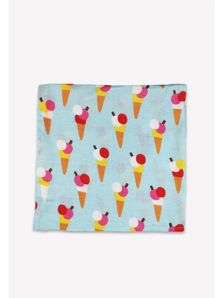 Ice Cream Cone Muslins - 2 Pack
