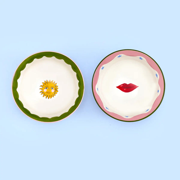 Sun & Lips Nibble Bowls