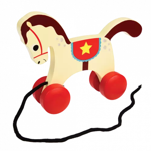 Circus Horse Wooden Pull Toy