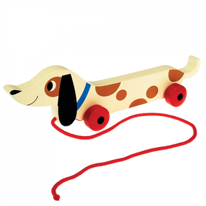 Wooden Pull Toy - Charlie the Sausage Dog