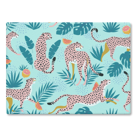 Cheetahs in the Grapefruit Grove - Chopping Board/Worktop Saver