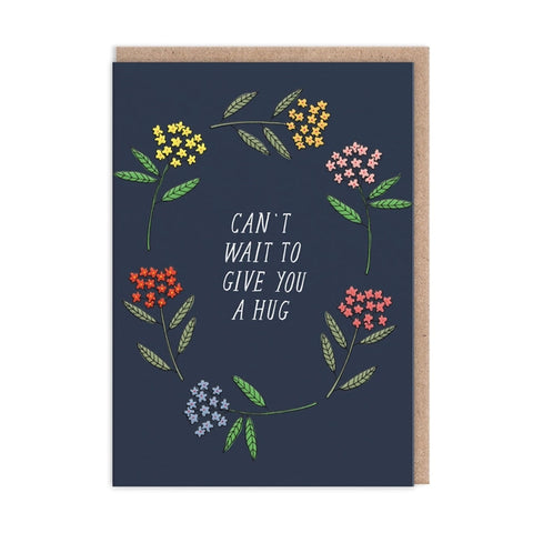 Can't Wait To Give You A Hug Sympathy Card